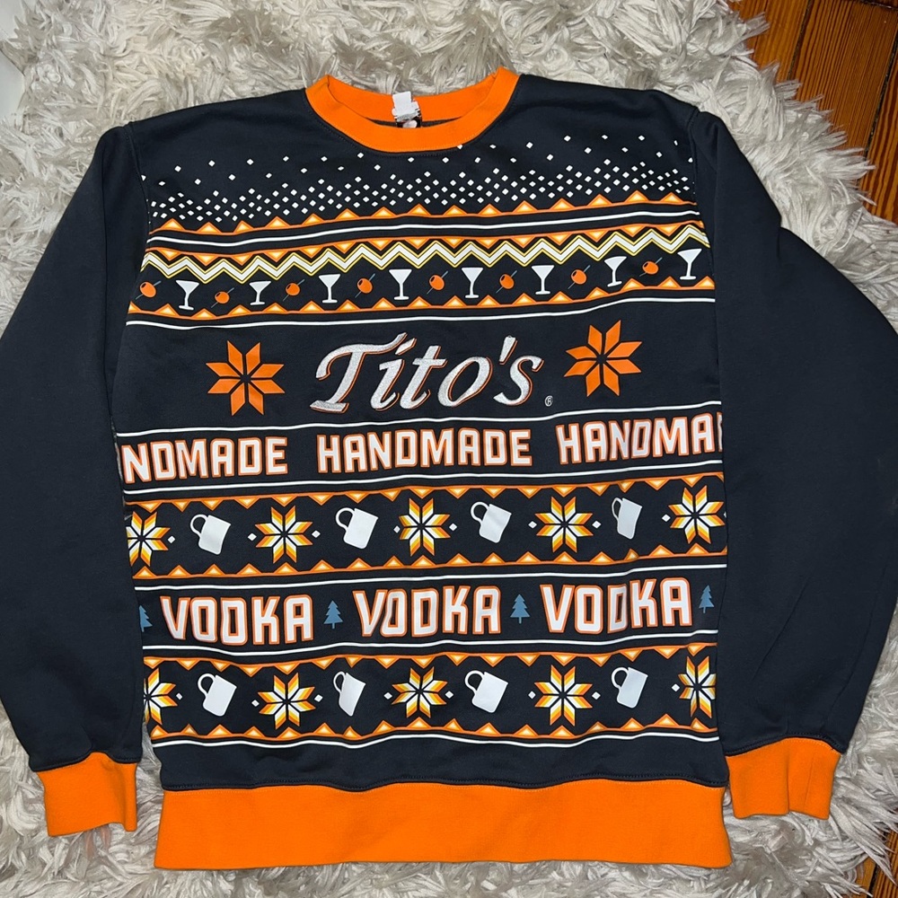 CHRISTMAS UGLY SWEATER/SWEATSHIRT TITOS UNISEX Sz.M